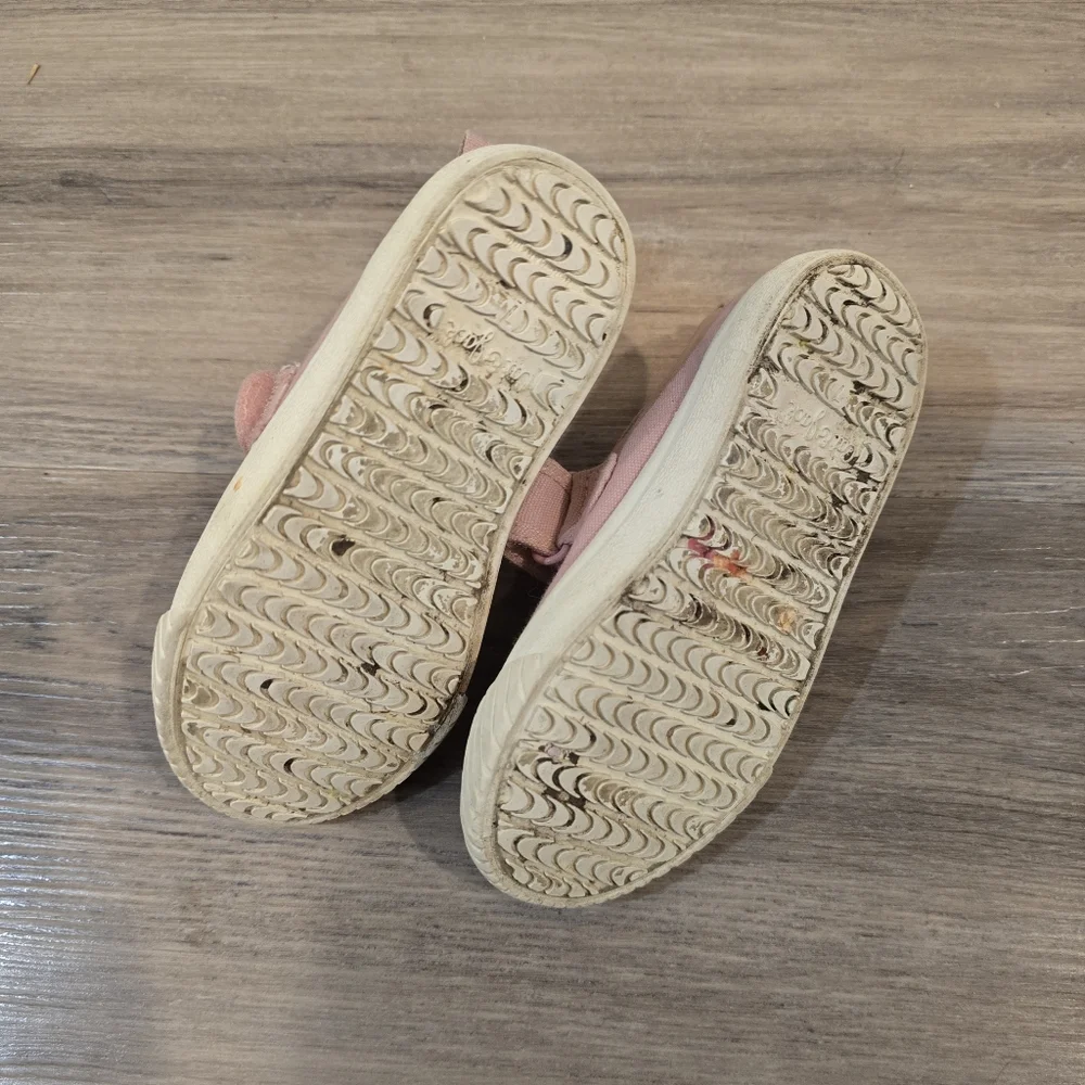 Cat & Jack Toddler Girl's Cecilia Sneakers Hook & Loop Pink - Size 7c